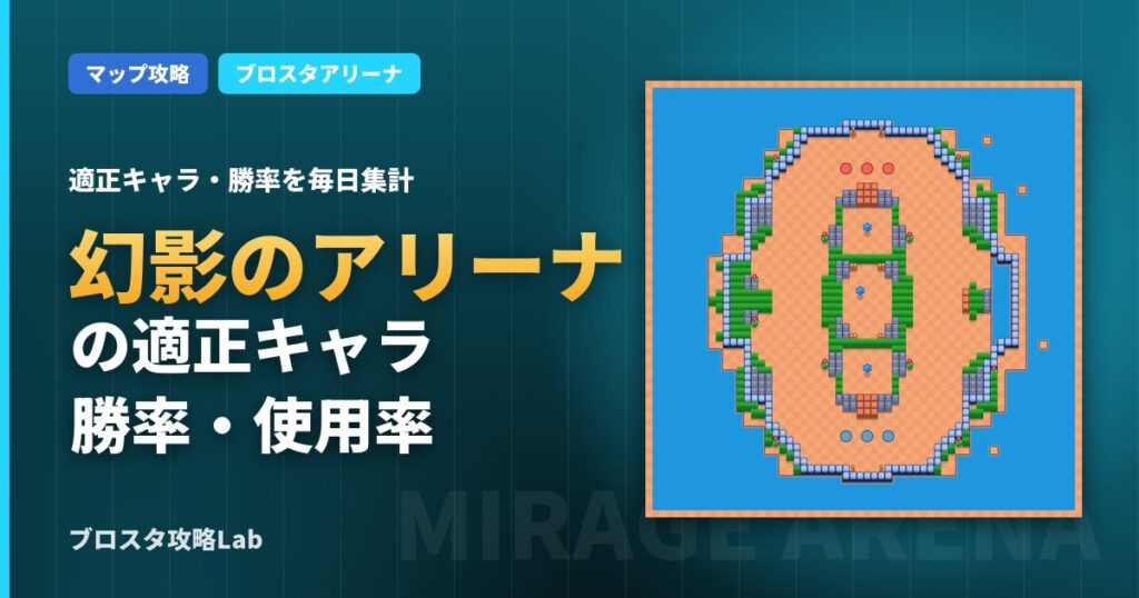 幻影のアリーナの適正キャラ・勝率（ブロスタ）