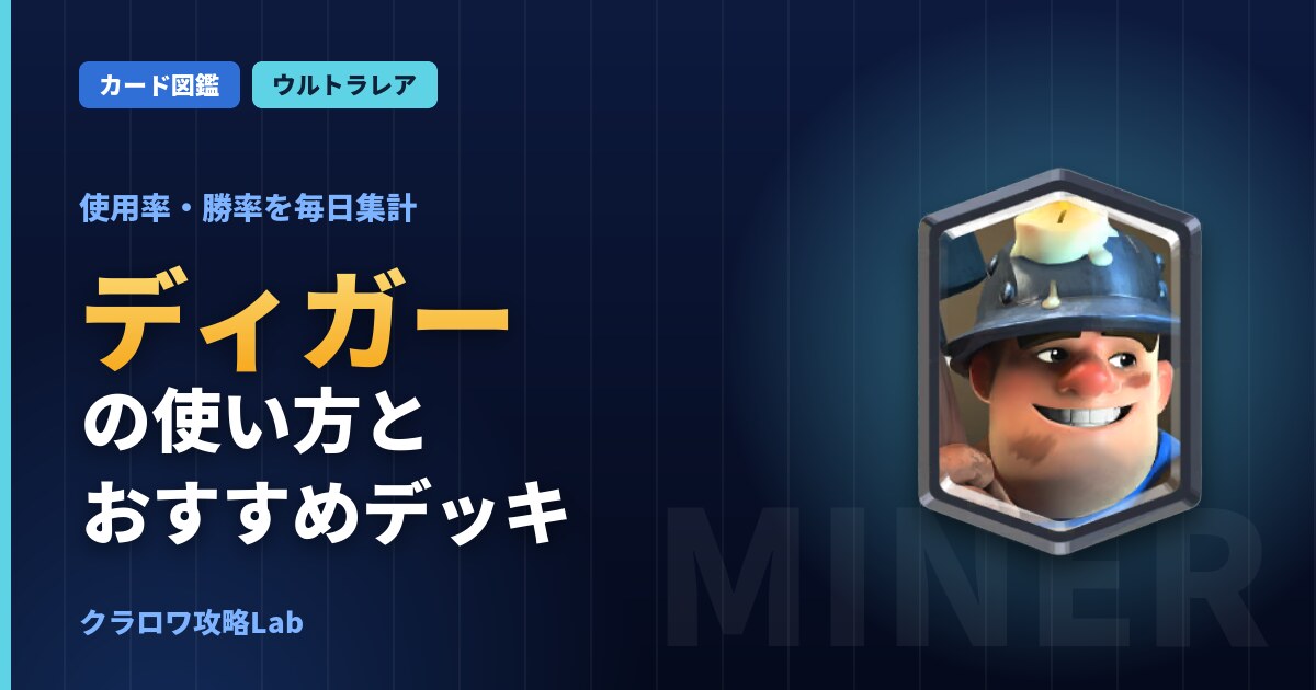 ディガーの使い方とおすすめデッキ（クラロワ）