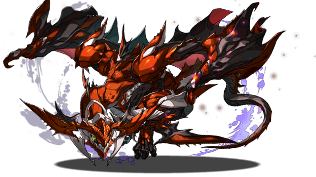 紅翼龍・ボルフィードのイラスト