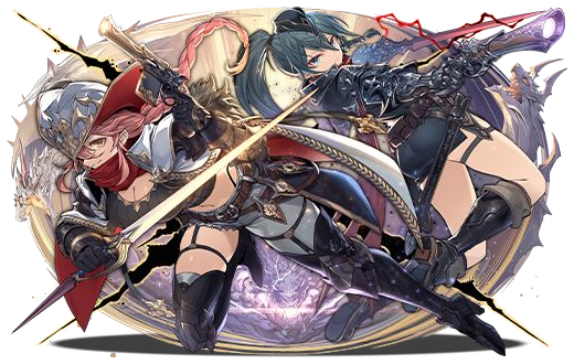 師弟の龍喚士・ヴァレリア＆ニースのイラスト