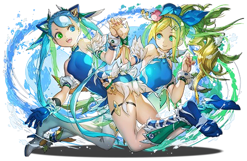 双星の超越神・イズン＆イズーナのイラスト