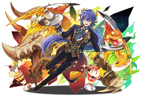 てんてこまいな執事・リクウのイラスト