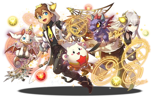 博愛の彩龍喚士のアーマーＸ龍喚士・エースのイラスト