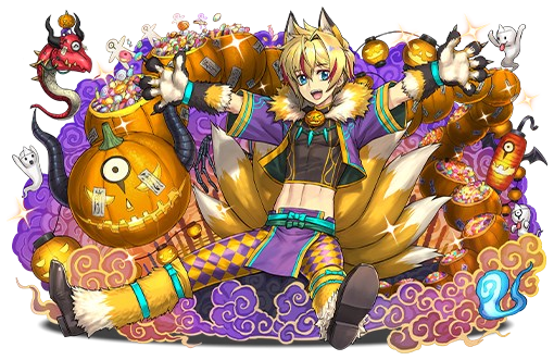 九尾の仮装夜行・リュウメイのイラスト