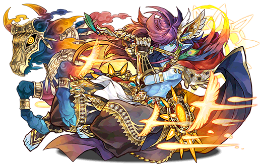 灼天の勇将神・クリシュナのイラスト
