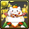 正月のパズドラ鏡餅【金】