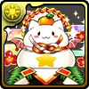 正月のパズドラ鏡餅【虹】
