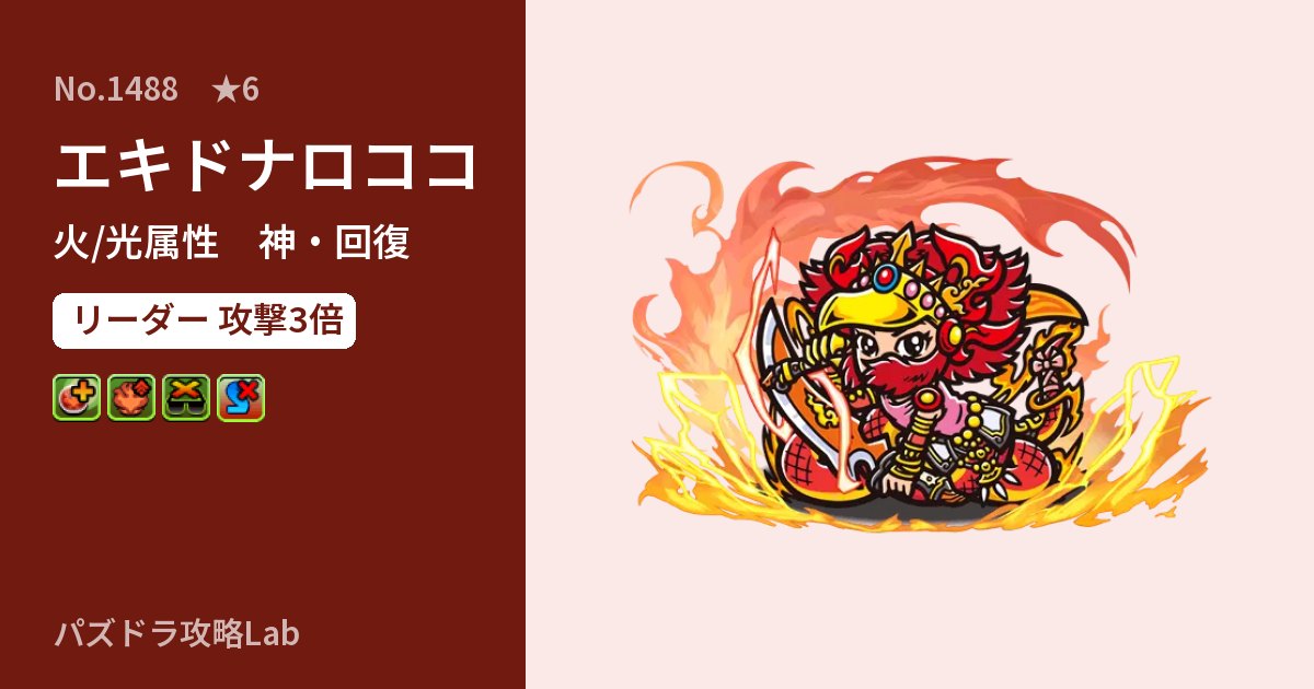 【パズドラ】エキドナロココの性能・覚醒・スキルのアイキャッチ