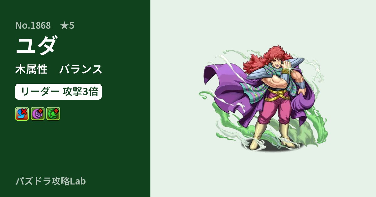 【パズドラ】ユダの性能・覚醒・スキルのアイキャッチ
