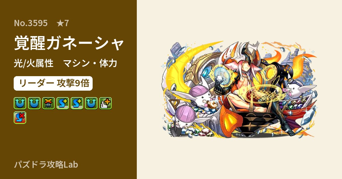 【パズドラ】覚醒ガネーシャの性能・覚醒・スキルのアイキャッチ