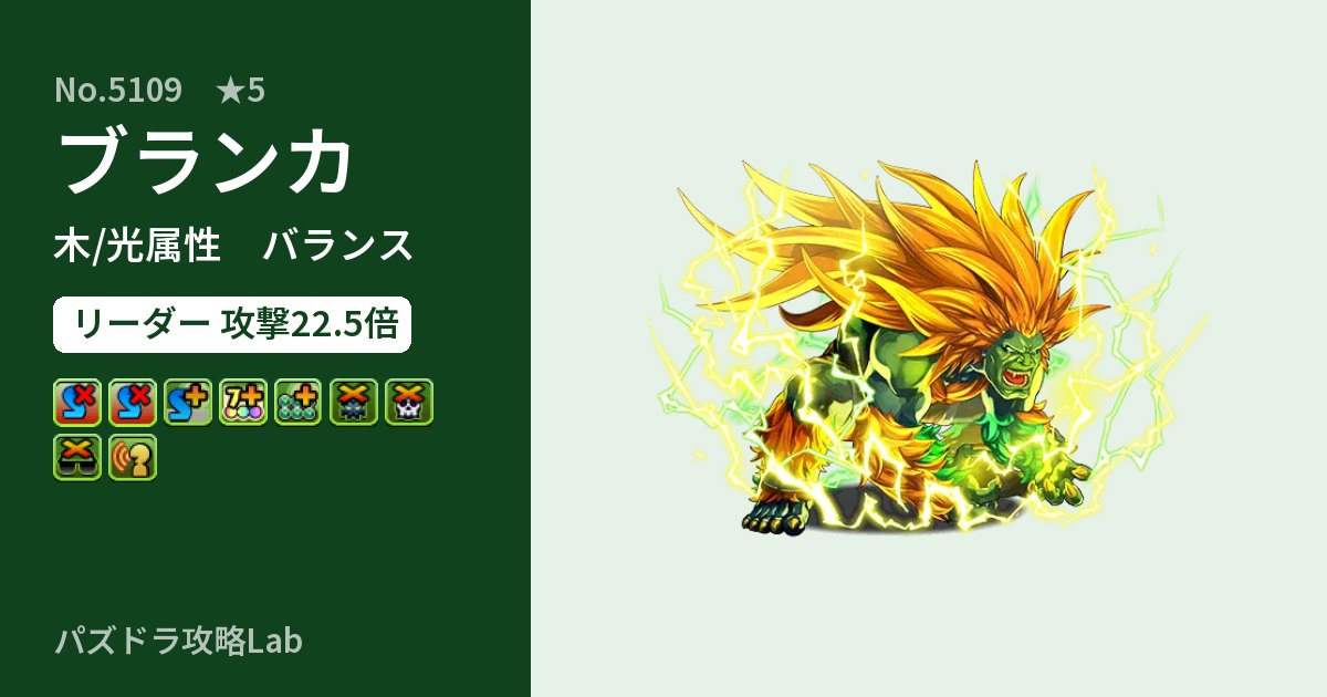 【パズドラ】ブランカの性能・覚醒・スキルのアイキャッチ