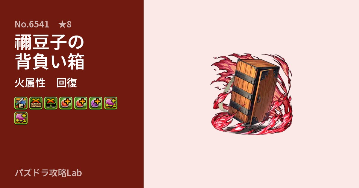 【パズドラ】禰豆子の背負い箱の性能・覚醒・スキルのアイキャッチ