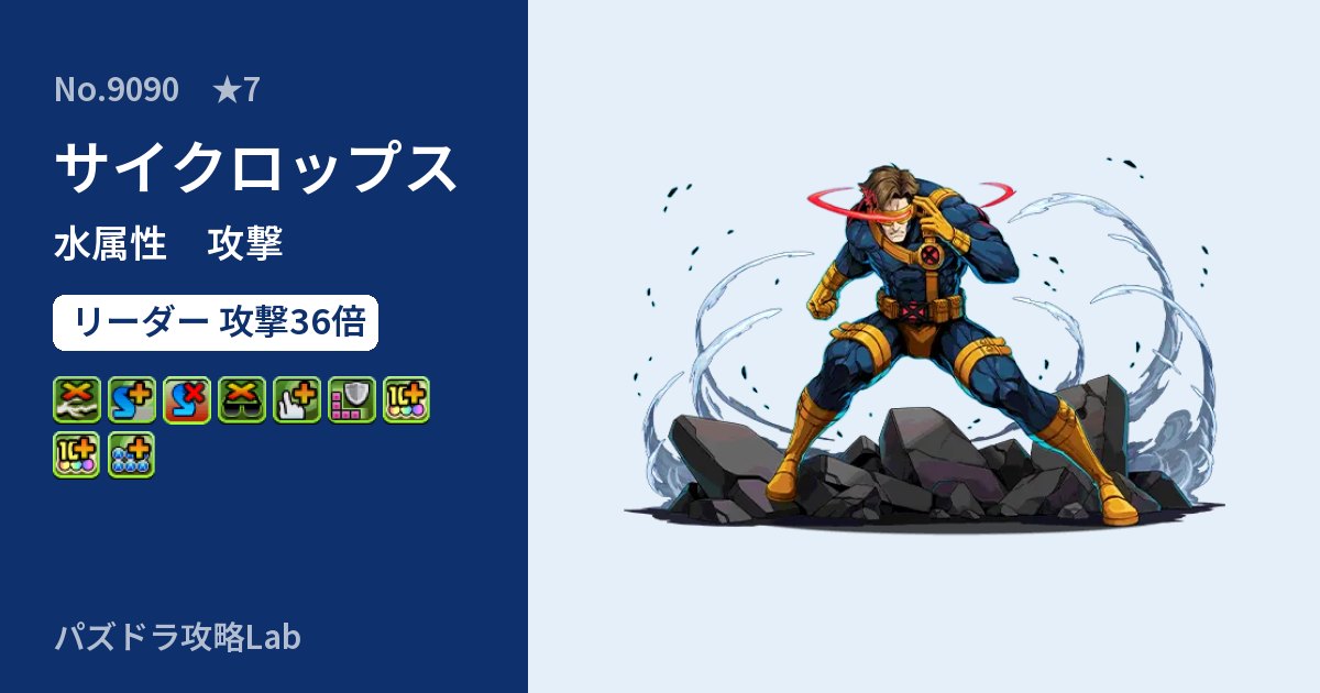 【パズドラ】サイクロップスの性能・覚醒・スキルのアイキャッチ