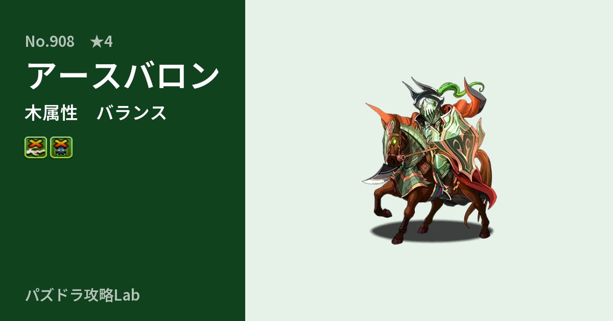 【パズドラ】アースバロンの性能・覚醒・スキルのアイキャッチ