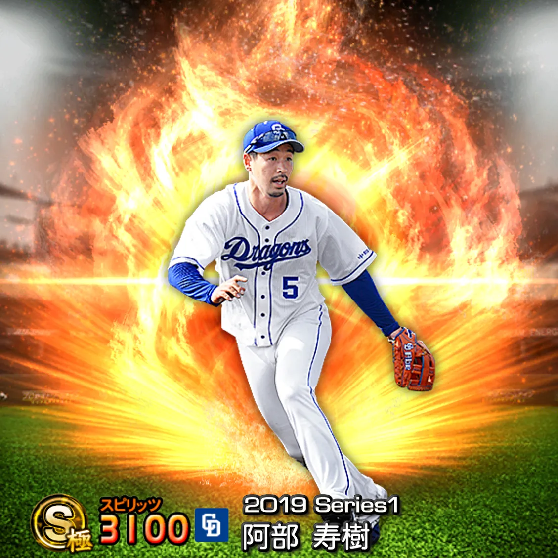 阿部 寿樹(2019S1 通常)のカード