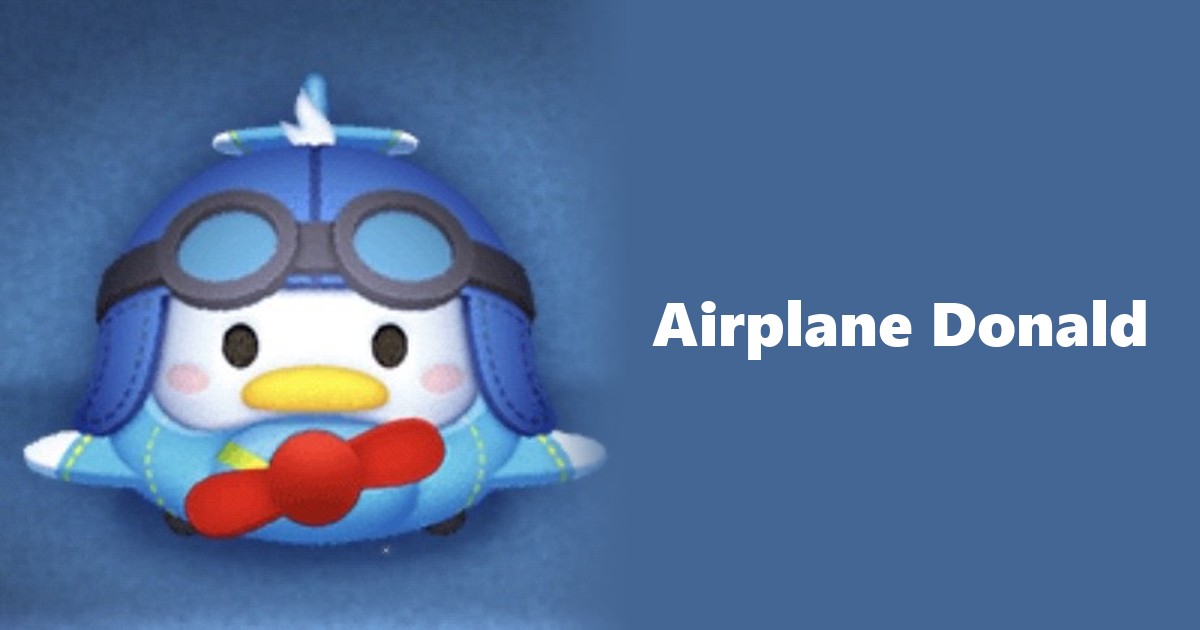 Airplane Donald Tsum Tsum