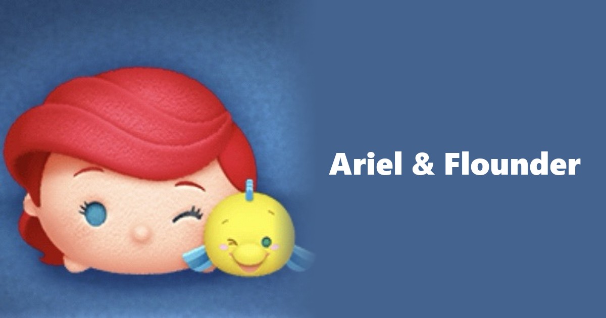 Ariel & Flounder Tsum Tsum