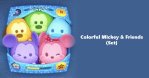 Colorful Mickey & Friends (Set) Tsum Tsum