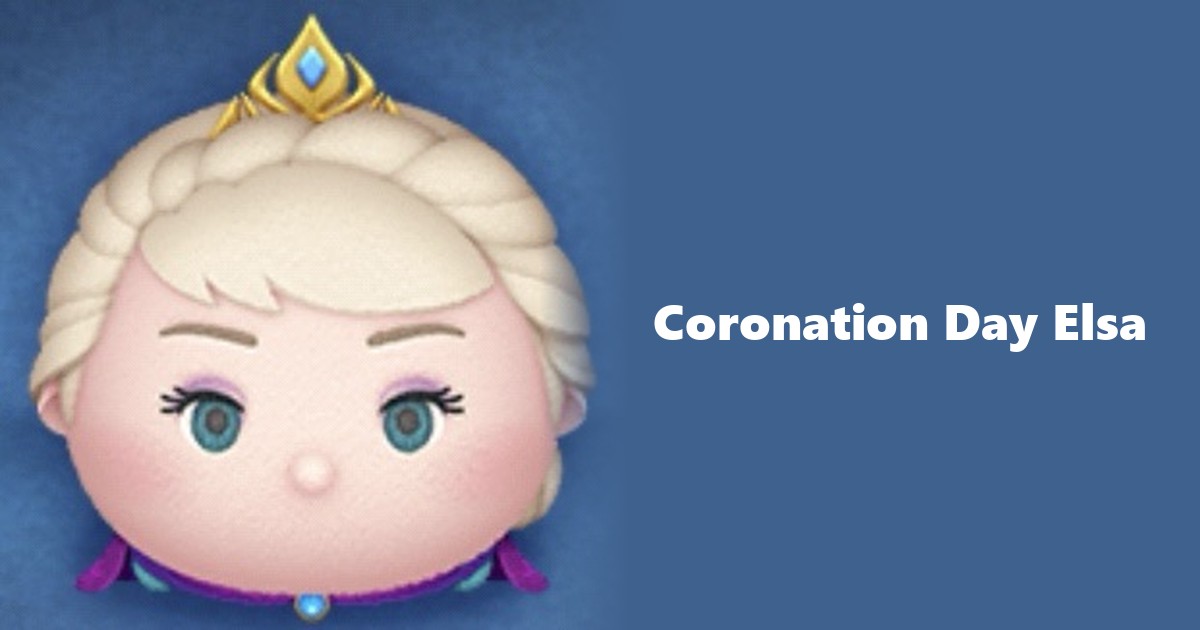 Coronation Day Elsa Tsum Tsum