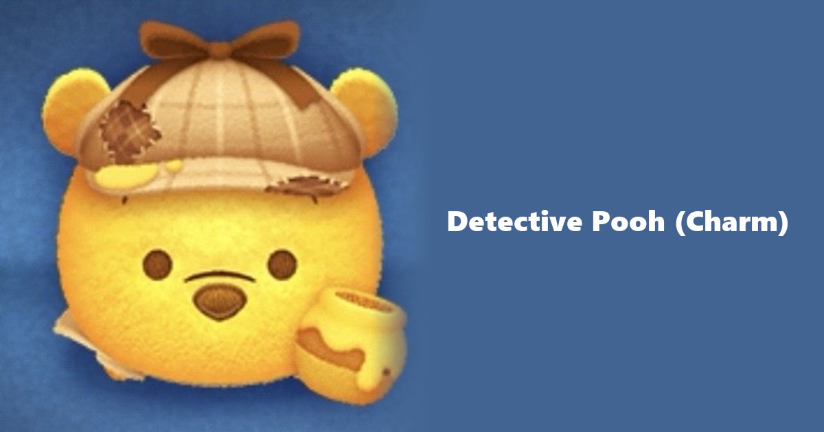 Detective Pooh (Charm) Tsum Tsum