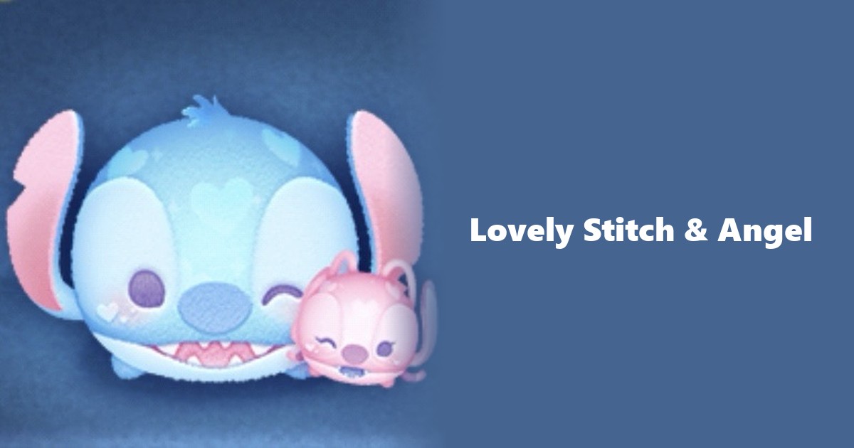 Lovely Stitch & Angel Tsum Tsum