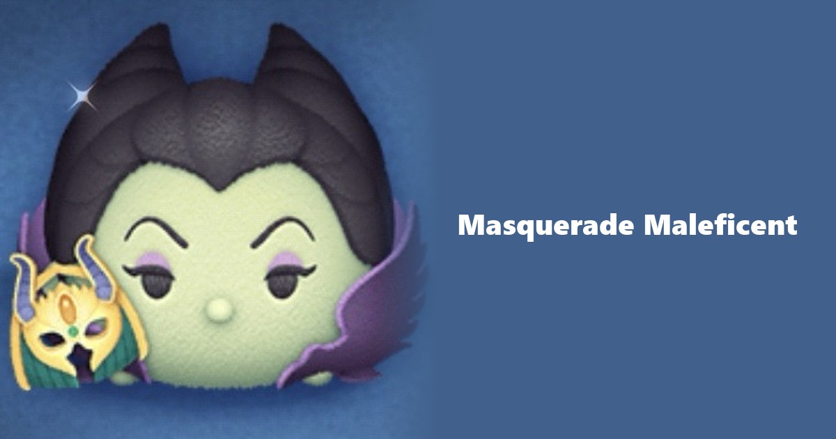Masquerade Maleficent Tsum Tsum