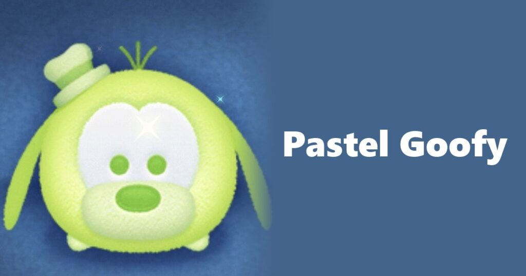 Pastel Goofy Tsum Tsum