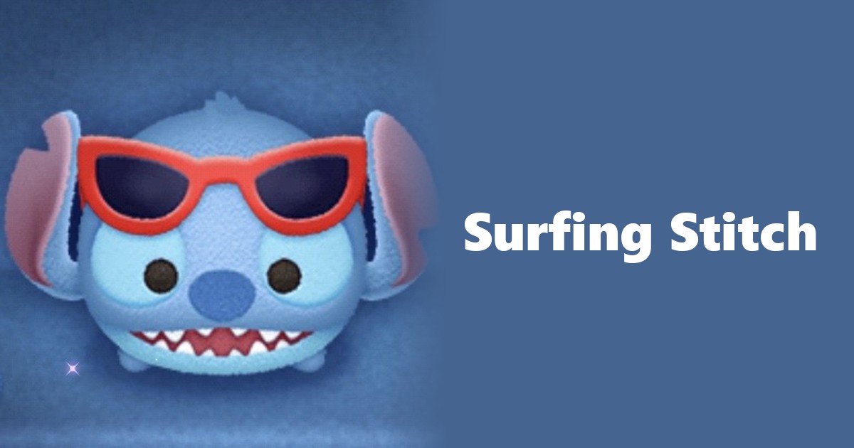 Surfing Stitch Tsum Tsum